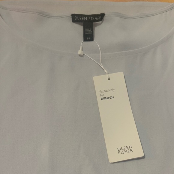 Eileen Fisher Silk Crepe Bateau Neck Tank - Picture 3 of 11